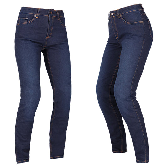 RICHA ORIGINAL2 JEAN LADY SLIM SHORT NAVY