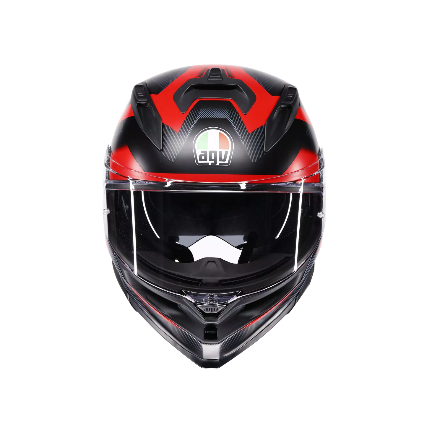 AGV AGV K7 GLIMPSE - Matt Black / Red - Interior View
