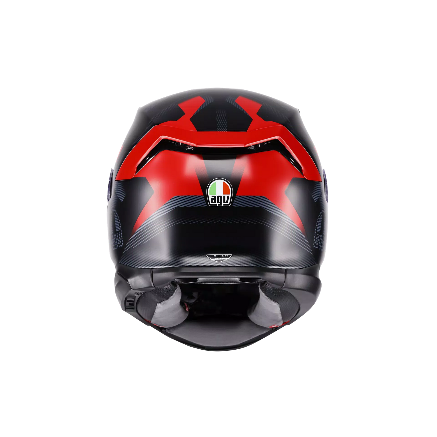 AGV AGV K7 GLIMPSE - Matt Black / Red - View 6