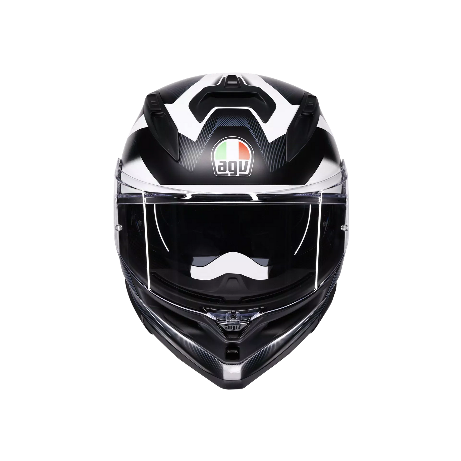 AGV AGV K7 GLIMPSE - Matt Black / White - View 7