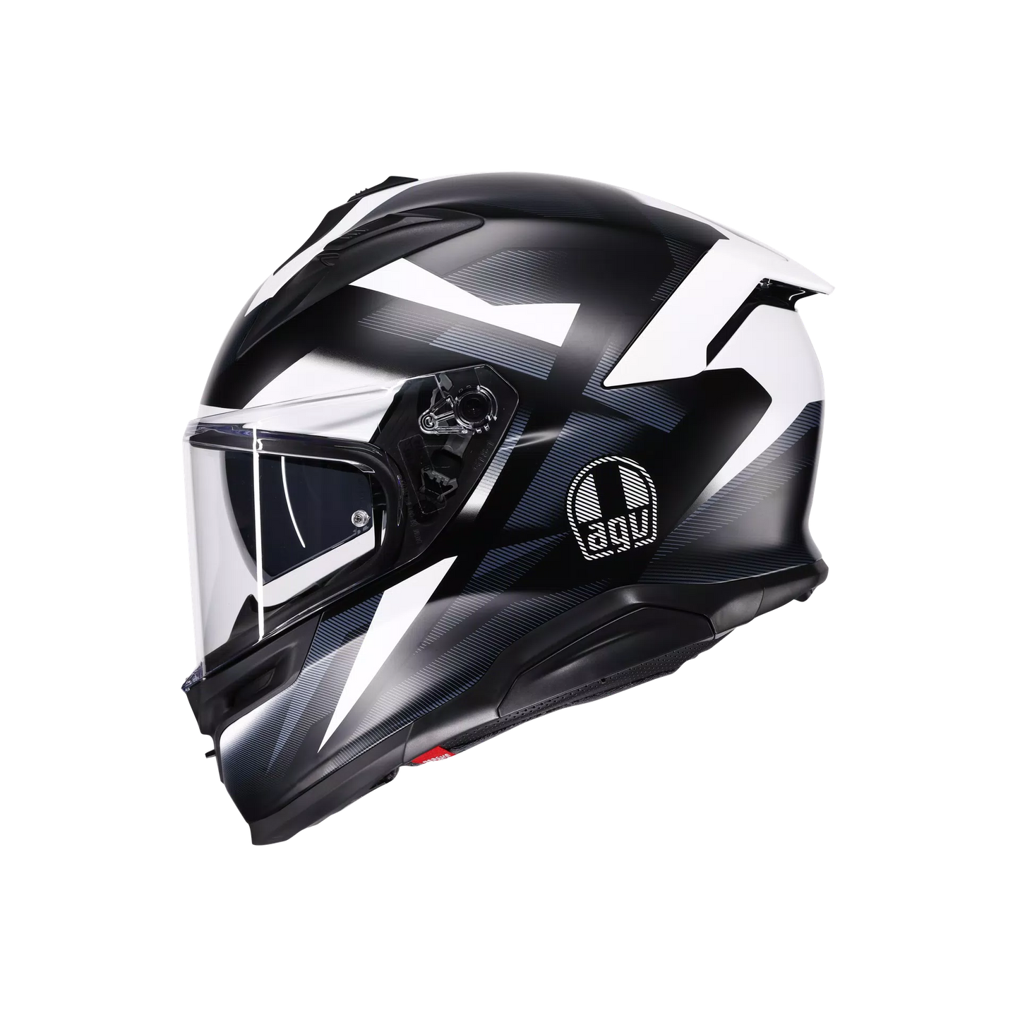 AGV AGV K7 GLIMPSE - Matt Black / White - Front View