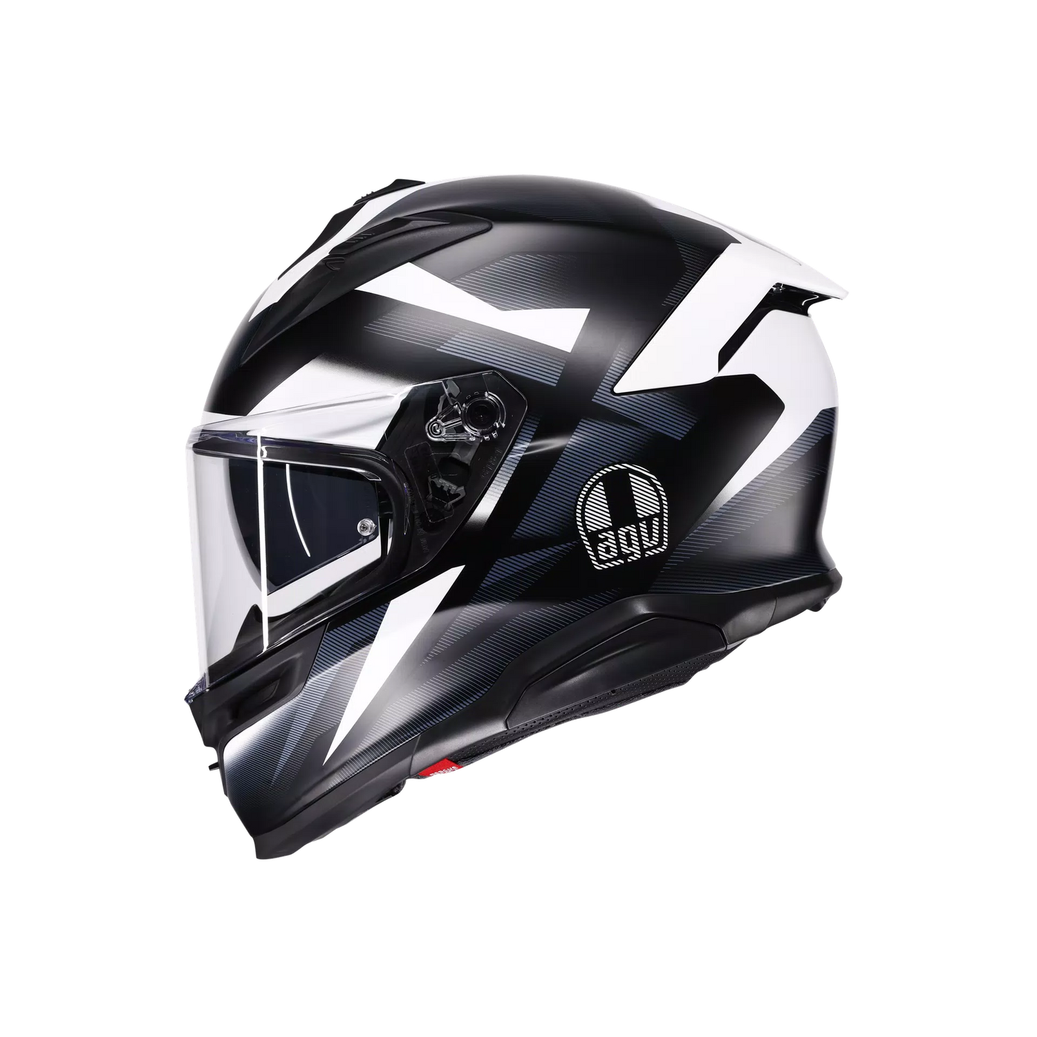 AGV AGV K7 GLIMPSE - Matt Black / White - Front View