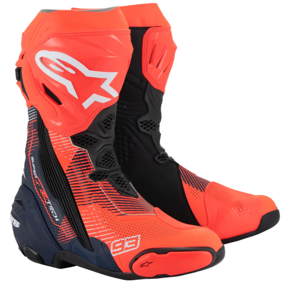 Supertech R Le Marquez R04 Vented Boot - F.Red/Dark Blue/Black - LIMITED EDITION