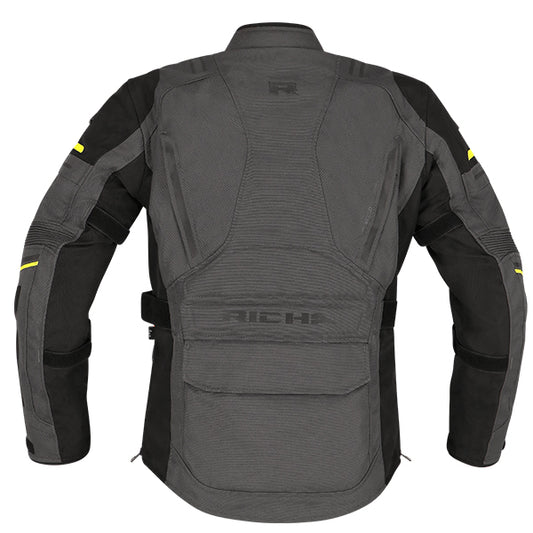 RICHA INFINITY 3 JACKET LADY BLACK/GREY/YELLOW FLU