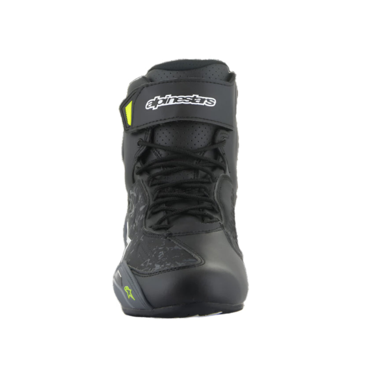 Alpinestars Faster-3 Shoes BLACK YELLOW FLUO