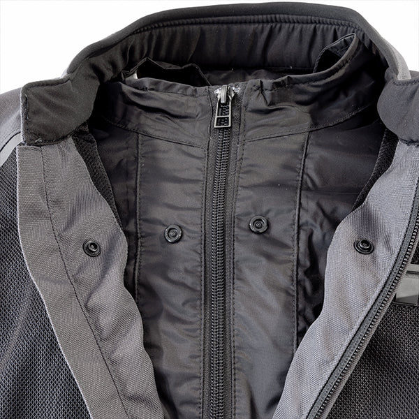 Richa RICHA AUYAN WP JACKET BLACK/GREY/RED - Rear View