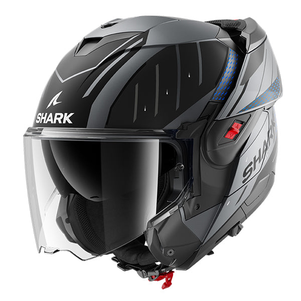 Shark SHARK OXO RYDGER Matt Anthracite / Black - Side View