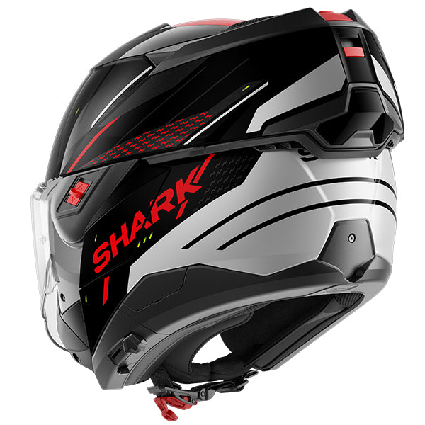 Shark SHARK OXO RYDGER Black / Silver / Red - Detail View