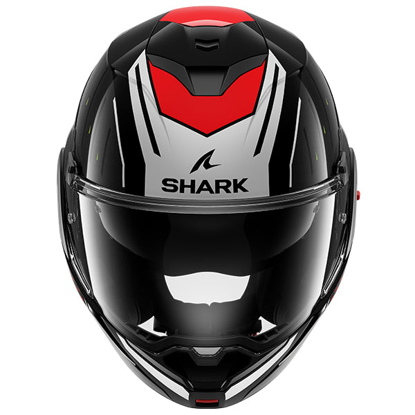 Shark SHARK OXO RYDGER Black / Silver / Red - Rear View