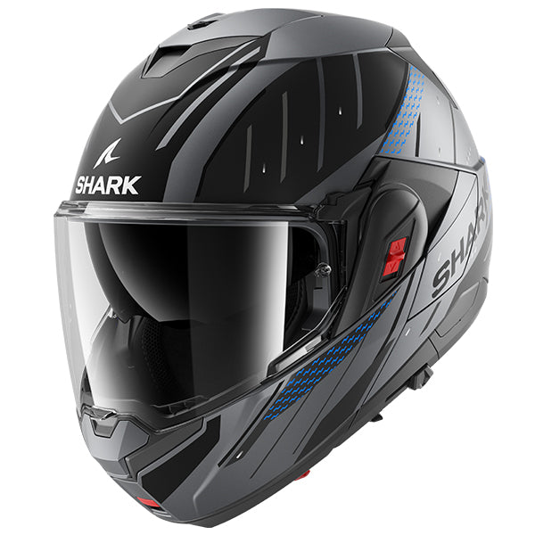 Shark SHARK OXO RYDGER Matt Anthracite / Black - Front View
