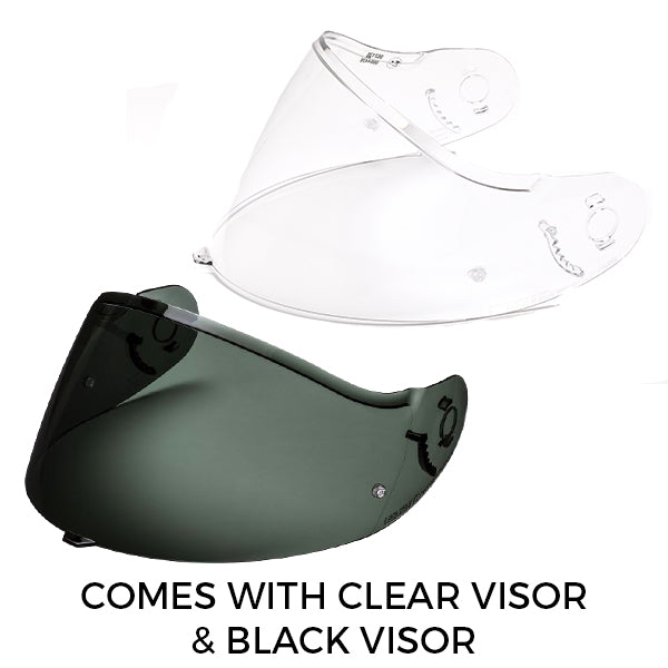 Nolan NOLAN X-1005 UC GRAN TOUR 347 (Clear and Dark Tint Visor included) - Detail View