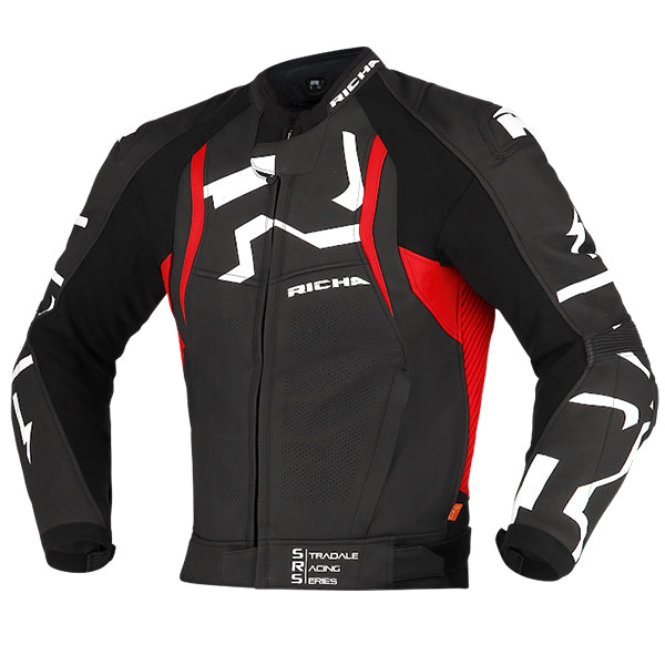 Richa RICHA STRADALE JACKET BLACK/RED - Front View