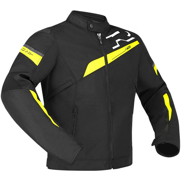RICHA GOTHAM 3 WP JACKET BLACK/YELLOW FLUO