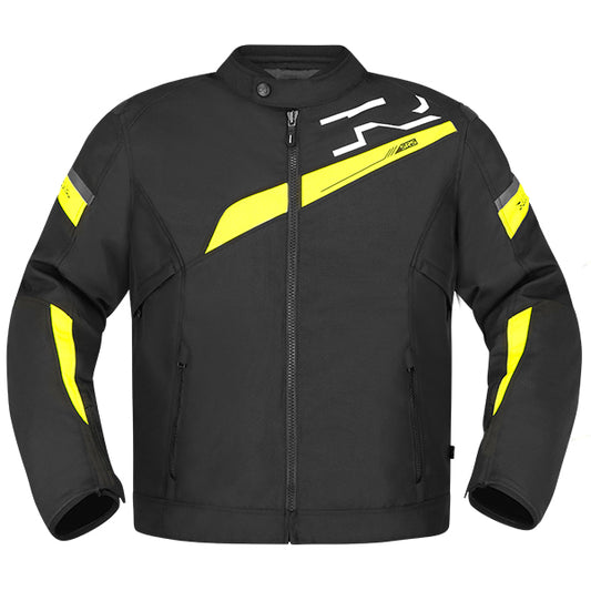 RICHA GOTHAM 3 WP JACKET BLACK/YELLOW FLUO