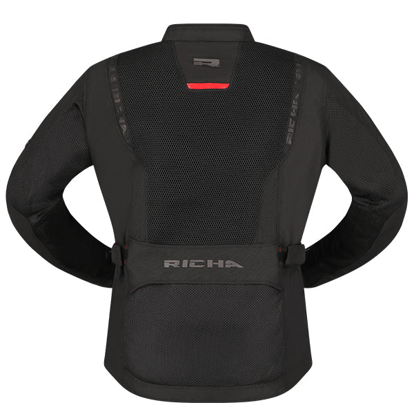 RICHA MONACO MESH WATERPROOF JACKET BLACK