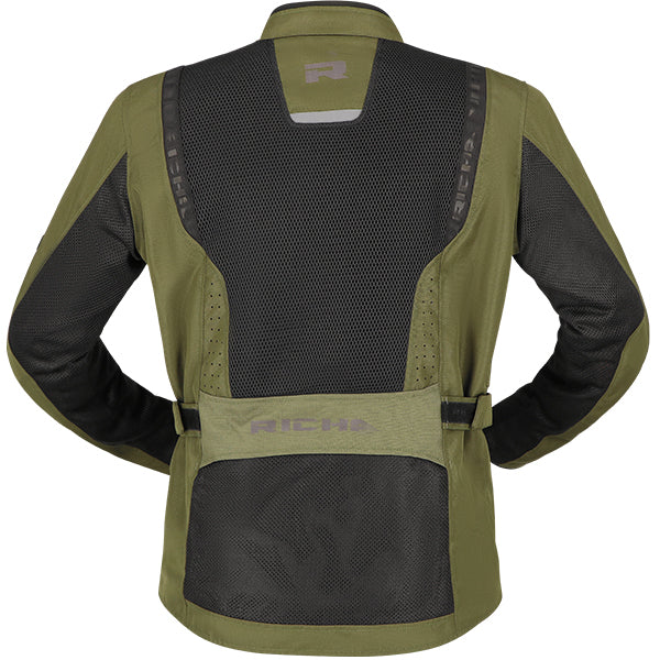 RICHA MONACO MESH WATERPROOF JACKET GREEN
