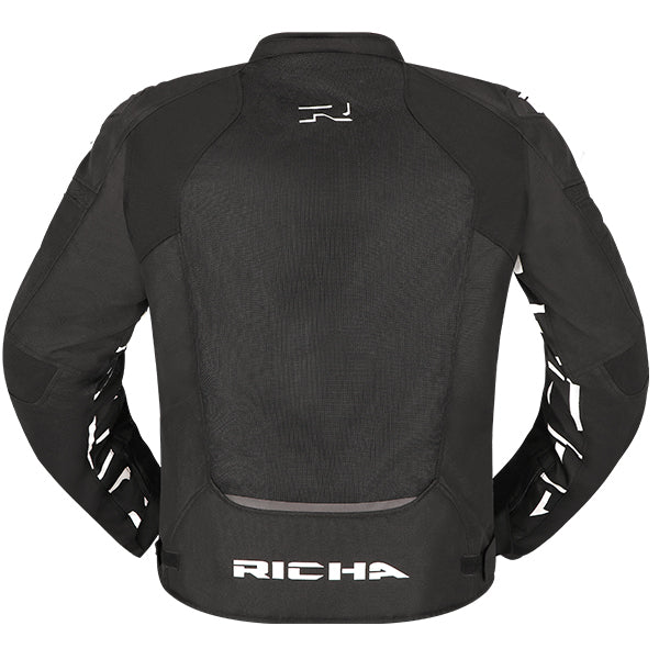 Richa RICHA STRADALE MESH JACKET BLACK - Rear View