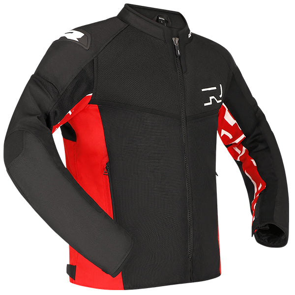 Richa RICHA STRADALE MESH JACKET BLACK/RED - Front View