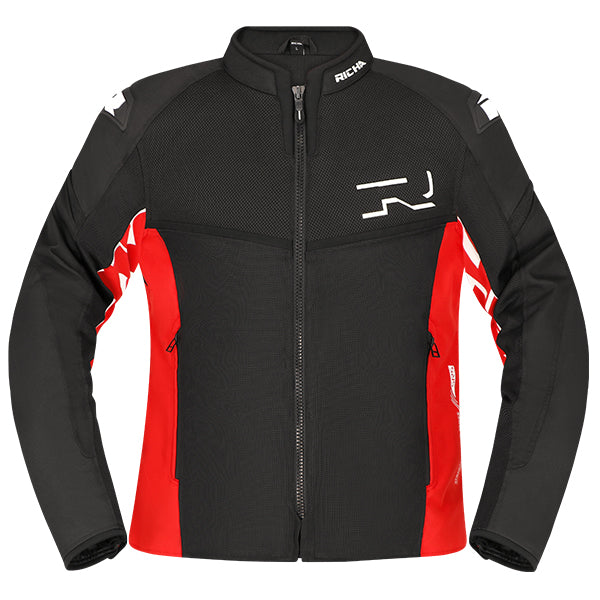Richa RICHA STRADALE MESH JACKET BLACK/RED - Side View
