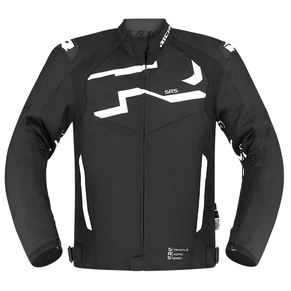 Richa RICHA STRADALE TEXTILE WP JACKET BLACK/WHITE - Side View