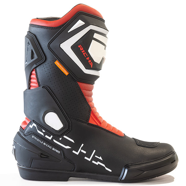 Richa RICHA STRADALE BOOT BLACK RED - Side View
