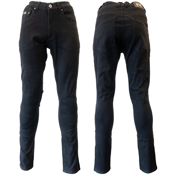 Richa RICHA ORIGINAL PRIME JEANS SHORT BLACK - Side View