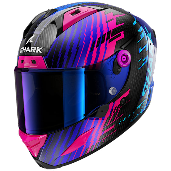 SHARK AERON EDGY DBU Supplied with a Blue and Clear Visor