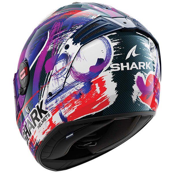 Shark SHARK SPARTAN RS CARB ZARCO SIGN DWV - Rear View