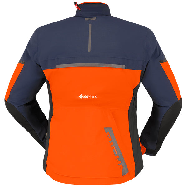Richa RICHA ORION GORETEX JACKET LADIES BLUE/ORANGE - Rear View
