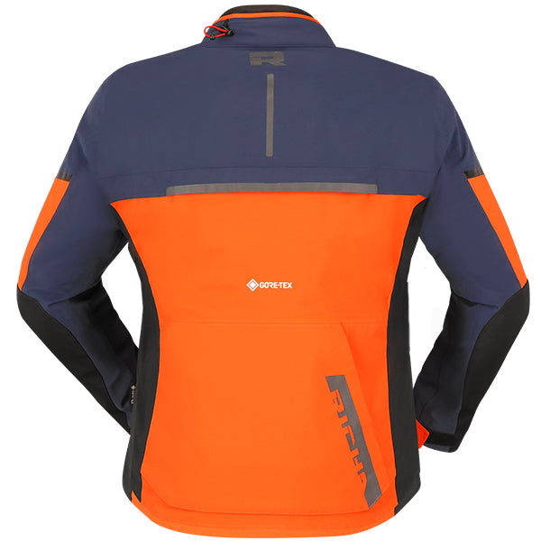 Richa RICHA ORION GORETEX JACKET BLUE/ORANGE - Rear View