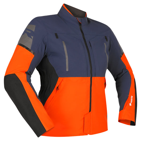 Richa RICHA ORION GORETEX JACKET LADIES BLUE/ORANGE - Front View