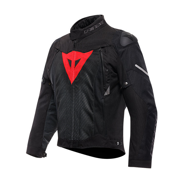 Dainese DAINESE SUPER SPRINT D-DRY JACKET  Black / Red H43 - Front View