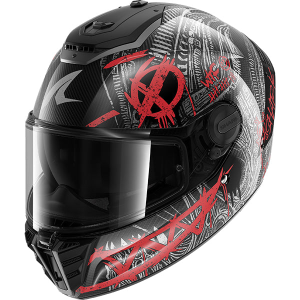Shark SHARK SPARTAN RS CARBON SHIEVER DAR - Front View