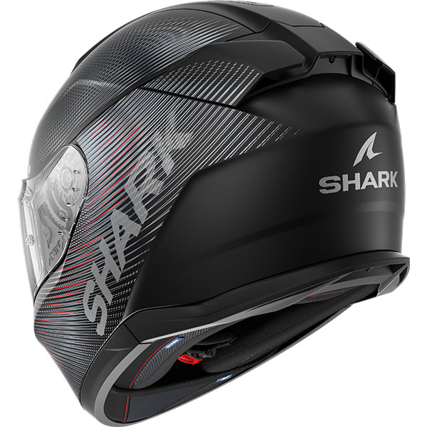 Shark SHARK D-SKWAL 3 SP LYNE Black / Anthracite / Red - Rear View