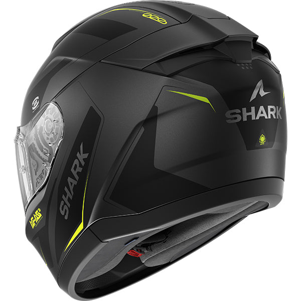 Shark SHARK RIDILL 2 MEKARIUM Matt Anthracite / Yellow - Side View