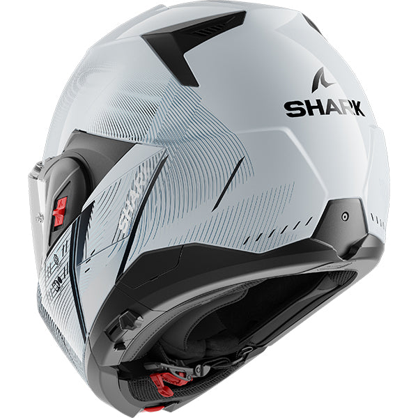Shark SHARK OXO SPEED-TECH Silver / White / Black SWK - Detail View