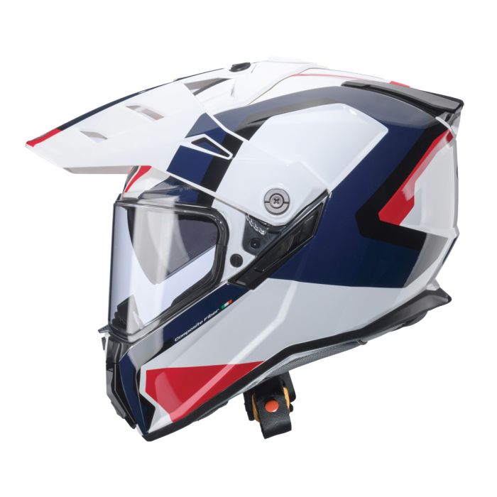 Caberg Tanami Scram White/Red/Blue Helmet