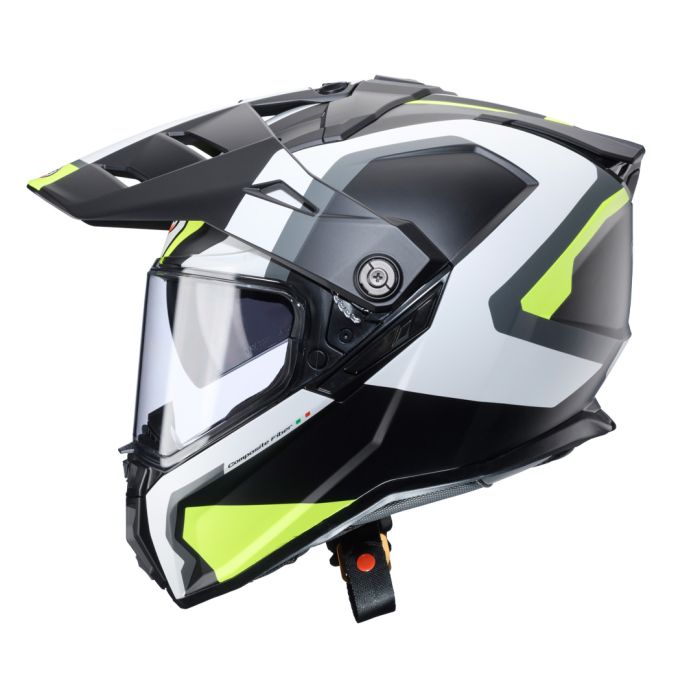 Caberg Tanami Scram Matt Black/Grey/White/Yellow Fluo Helmet