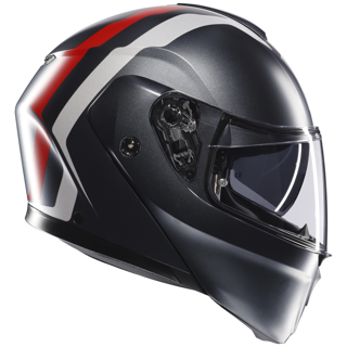 AGV StreetModular Resia Grey / Silver / Red