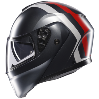 AGV StreetModular Resia Grey / Silver / Red