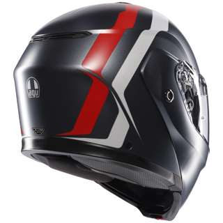 AGV StreetModular Resia Grey / Silver / Red