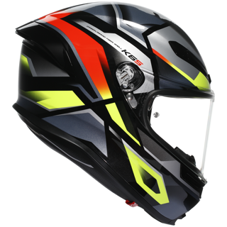 AGV K6-S ERAZER - BLACK/RED/F.YELLOW