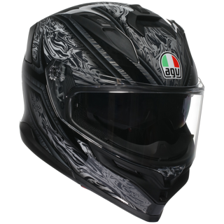 AGV K7 DAMASCUS - BLACK/SILVER