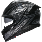 AGV K7 DAMASCUS - BLACK/SILVER
