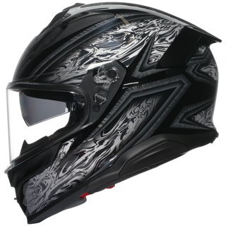 AGV K7 DAMASCUS - BLACK/SILVER