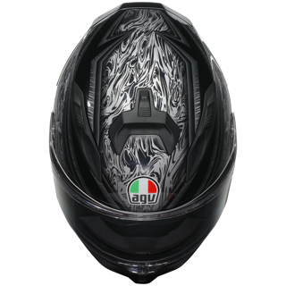 AGV K7 DAMASCUS - BLACK/SILVER