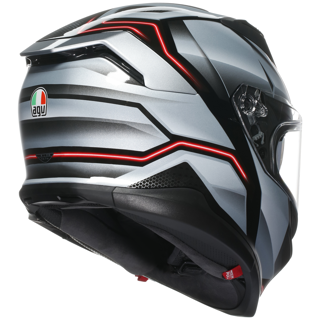 AGV K7 JAEGER - BLACK/SILVER