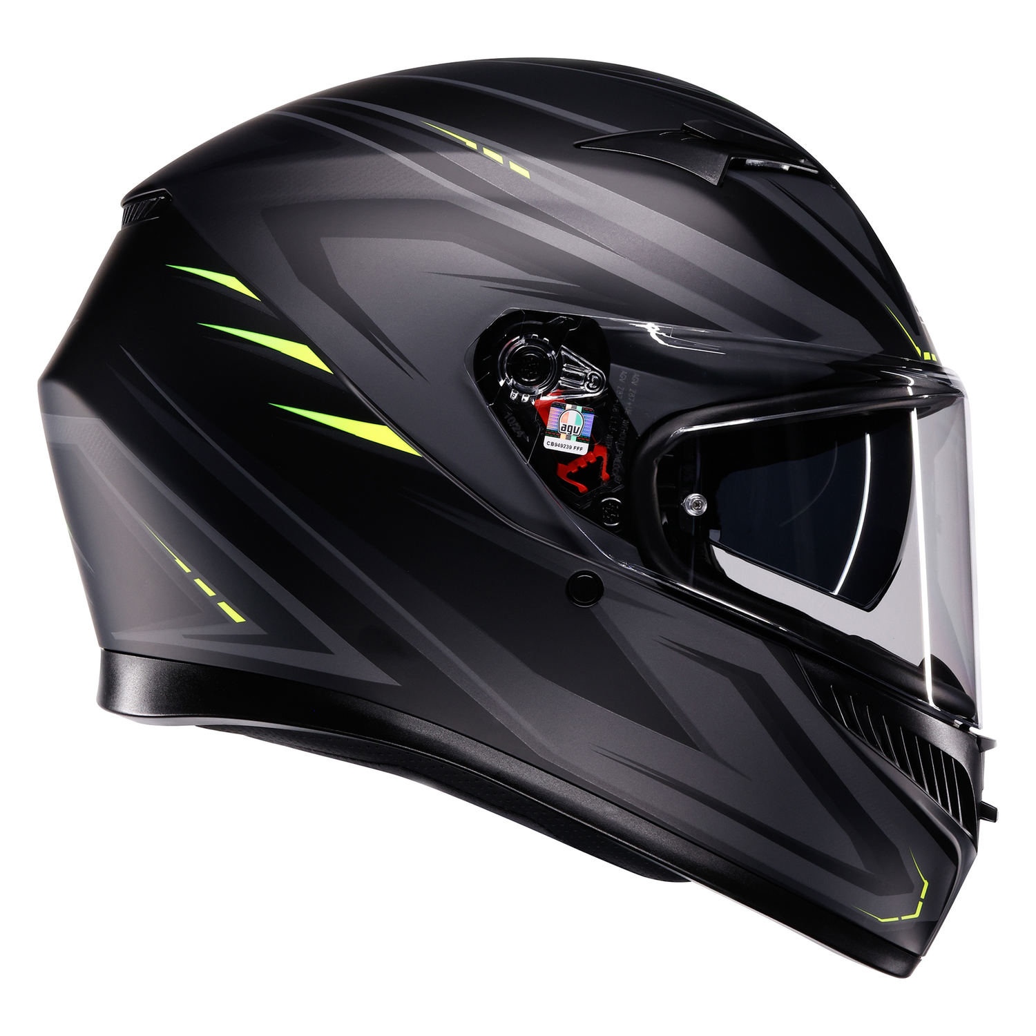 AGV AGV K3 SYTH - BLACK/YELLOW - Side View