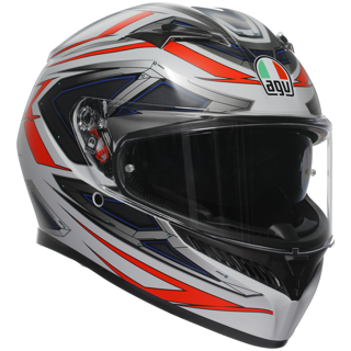 AGV K3 SPACE - WHIITE/F.RED