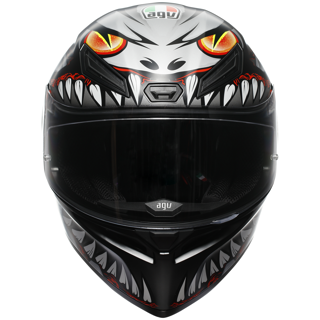 AGV K1-S LYZARD - BLACK/GREY/RED